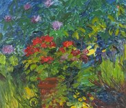 Rhododendrons and Geraniums