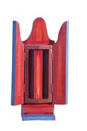 Standing Contstruction Red and Blue