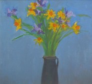 Daffodils And Iris